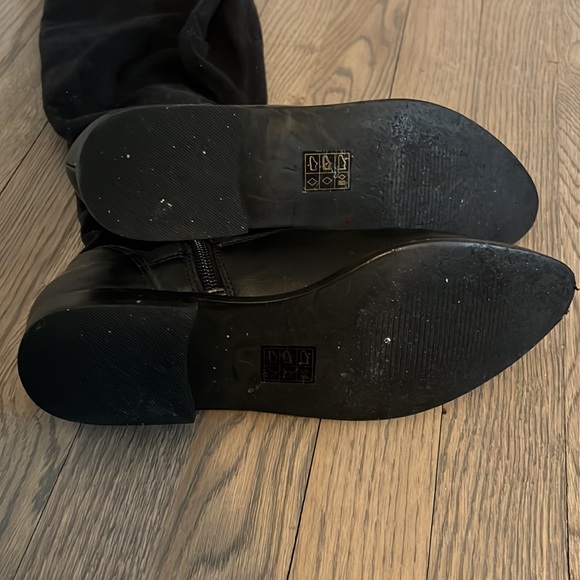 Farylrobin x Free People knee high suede and leather boots - Picture 3 of 4